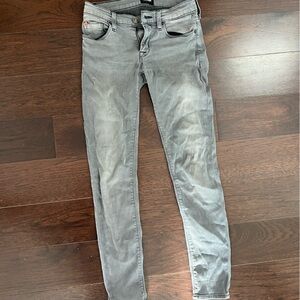 Hudson stretchy grey jeans size 25